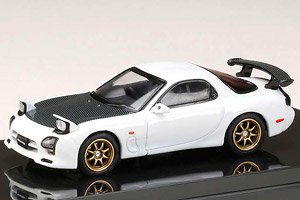 Infini RX-7 FD3S (A Spec.) GT Wing Pure White (Diecast Car)