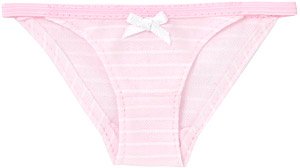 AZO2 Ribbon Low Rise Shorts (Pink x White Border) (Fashion Doll)