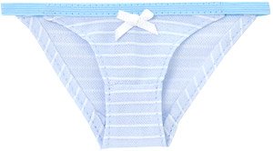 AZO2 Ribbon Low Rise Shorts (Saxe x White Border) (Fashion Doll)