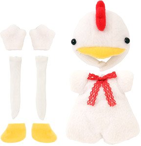 Picco D Chicken Costume Set (White) (Fashion Doll)