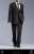 POP Toys Costume 1/6 Mens Suits 2022 Autumn New X36 Black (Fashion Doll) Other picture4