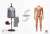 POP Toys Costume 1/6 Mens Suits 2022 Autumn New X36 Light Gray Stripe (Fashion Doll) Other picture6