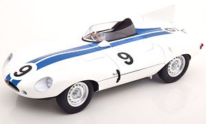 Jaguar D-Type Longnose No.9 24h Le Mans 1955 Spear / Walters (Diecast Car)