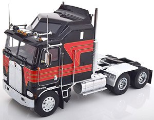 Kenworth K100 Aerodyne 1976 black/red (ミニカー)