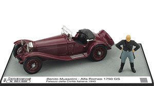 アルファ・ロメオ 1750GS ムッソリーニ ローマ 1940 「イタリア文明館」 (ミニカー)
