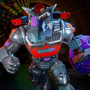 Teenage Mutant Ninja Turtles TMNT Wave 8/ Robotic Rocksteady Ultimate 7inch Action Figure (Completed)