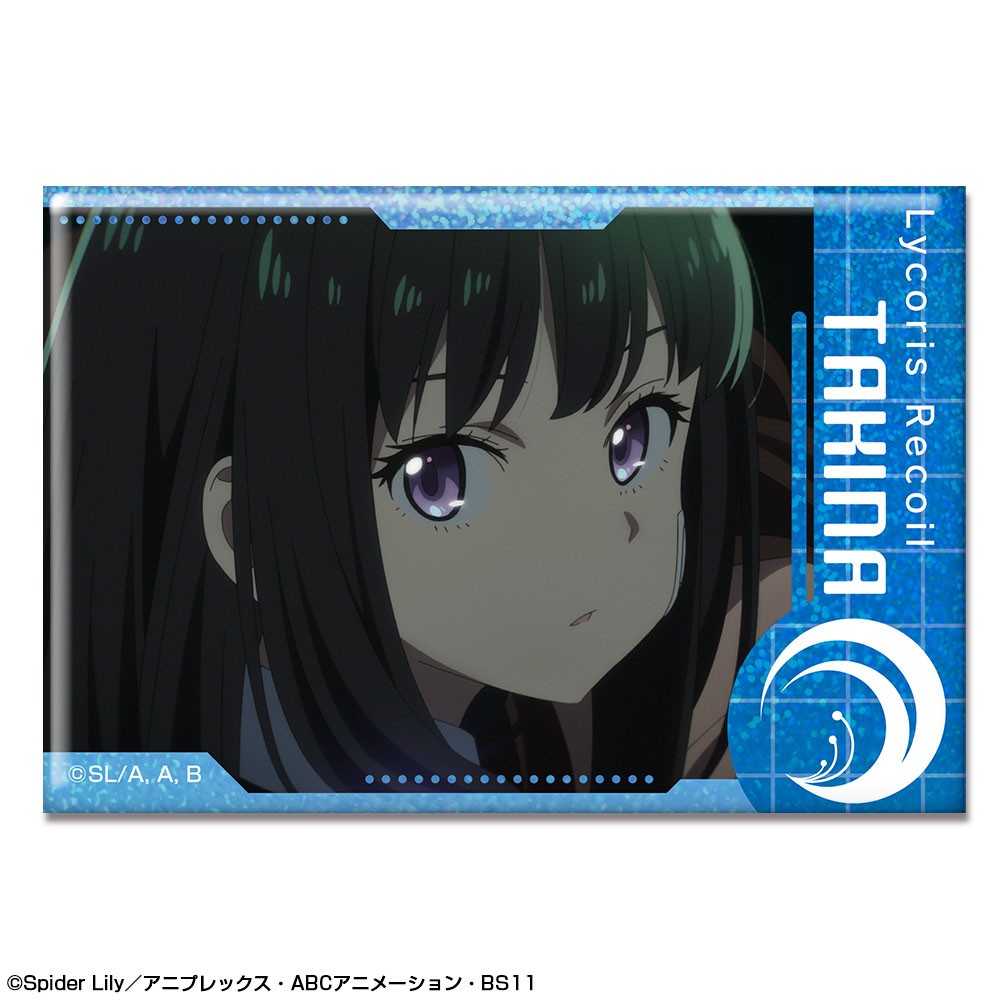 リコリス・リコイル ホログラム缶バッジ デザイン13 (井ノ上たきな/C) (キャラクターグッズ) 商品画像1