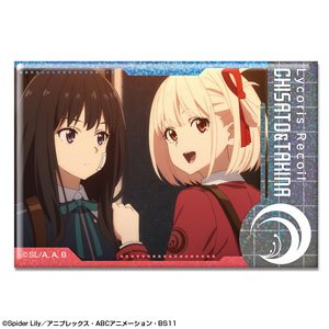 リコリス・リコイル ホログラム缶バッジ デザイン20 (錦木千束&井ノ上たきな/B) (キャラクターグッズ)