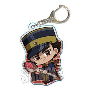 ぎゅぎゅっとアクリルキーホルダー もぐもぐver. ゴールデンカムイ 杉元佐一(リスの脳みそ) (キャラクターグッズ)