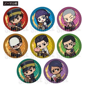 Trading Can Badge Golden Kamuy Gyugyutto Mogu Mogu Ver. (Set of 9) (Anime Toy)
