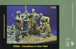 Canadians in Caen 1944 (Plastic model)
