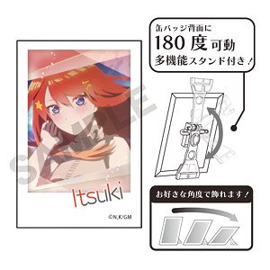 五等分の花嫁 フォトジェニ缶バッジ 中野五月 映画 (キャラクターグッズ)