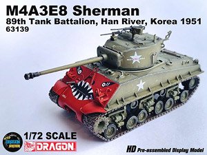 M4A3E8 Sherman 89th Tank Battalion, Han River, Korea 1951 (Pre-built AFV)
