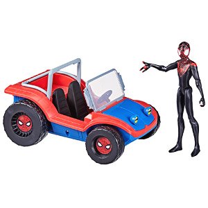 『マーベル・コミック』6インチ・アクションフィギュア スパイダーモービル＆スパイダーマン(マイルス・モラレス) (完成品)