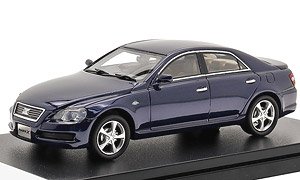 Toyota MARK X 300G PREMIUM (2004) ダークブルーマイカ (ミニカー)