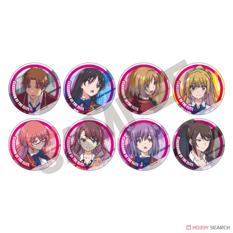 ようこそ実力至上主義の教室へ トレーディング缶バッジ (8個セット) (キャラクターグッズ) 商品画像1