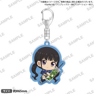 Lycoris Recoil Mugyu Mini Acrylic Key Ring Takina Inoue Cafe LycoReco Ver. (Anime Toy)