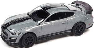 2021 Shelby GT500 Carbon Edition Iconic Silver / Black Line (Diecast Car)