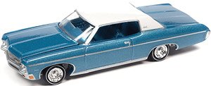1970 シェビー インパラ アストロブルー/フラットホワイト (ミニカー)