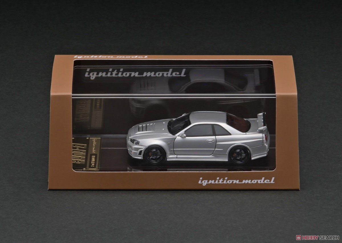 Nismo R34 GT-R Z-tune Silver (Diecast Car) パッケージ1