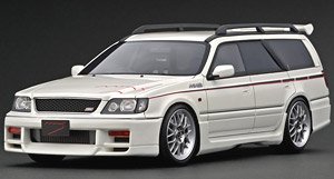 Nissan STAGEA 260RS (WGNC34) Pearl White (ミニカー)