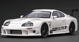 TOP SECRET GT300 Supra (JZA80) White (Diecast Car)