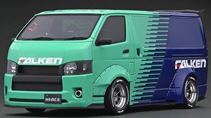 T.S.D Works Hiace Green / Blue (Diecast Car)