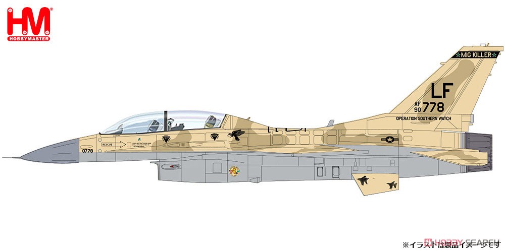 F-16D Fighting Falcon `Mig Killer` 90-0778, 310th FS, Luke AF Base, June 2022 (Pre-built Aircraft) その他の画像1