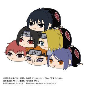 NARUTO -ナルト- 疾風伝 ぽてコロマスコット2 (6個セット) (キャラクターグッズ)