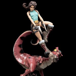 Mini Epics/ Tomb Raider Series: Lara Croft vs Raptor PVC (Completed)