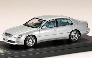 トヨタ アリスト 3.0V (JZS147) カスタムバージョン シルバーメタリック (ミニカー)