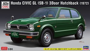 Honda Civic GL (SB-1) 3Dr Hatchback (1972) (Model Car)