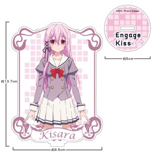 Engajar beijo acrílico suporte modelos kisara ayano shuu personagem anime  engajar beijo figuras de ação decoração de mesa brinquedos cosplay presente