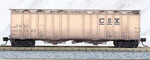 098 44 033 (N) 50` Airslide Covered Hopper CSX(R) RD# CSXT 201486 (Model Train)