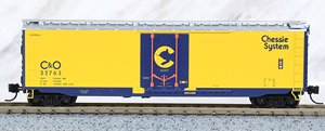 032 00 580 (N) 50` Standard Box Car CHESAPEAKE & OHIO(R) RD# C&O 22763 (Model Train)