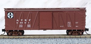028 00 260 (N) 40ft ボックスカー ATSF #40381 ★外国形モデル (鉄道模型)
