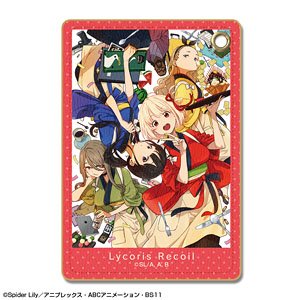 リコリス・リコイル レザーパスケース デザイン07 (集合) (キャラクターグッズ)