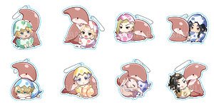 東京リベンジャーズ ぎゃおコレ トレーディングアクリルキーホルダー ベビたまver. (8個セット) (キャラクターグッズ)