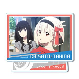Lycoris Recoil Mini Acrylic Stand Design 29 (Chisato Nishikigi & Takina Inoue/F) (Anime Toy)