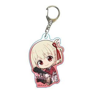 Gyugyutto Acrylic Key Ring Lycoris Recoil Chisato Nishikigi (School Uniform) (Anime Toy)