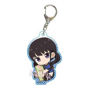 Gyugyutto Acrylic Key Ring Lycoris Recoil Takina Inoue (Cafe LycoReco) (Anime Toy)