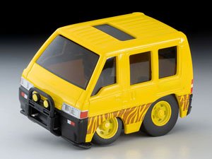 ChoroQ Q`s QS-08a Mitsubishi Delica Star Wagon 4WD (Yellow) (Choro-Q)