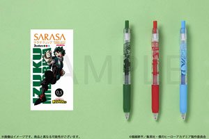 「僕のヒーローアカデミア」 サラサクリップカラーボールペン3本セット 緑谷出久 (キャラクターグッズ)