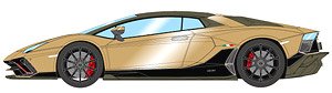 Lamborghini Aventador LP780-4 Ultimae 2021 (Nireo Wheel) Oro Elios (Diecast Car)