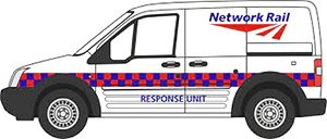 (N) Network Rail Ford Transit Connect (Model Train)