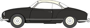 (OO) VW カルマンギア クーペ ブラック/ロータスホワイト (鉄道模型)
