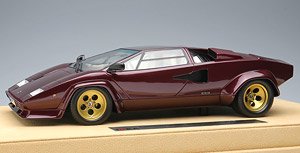 Lamborghini Countach LP5000 QV 1985 メタリックダークパープル (ミニカー)