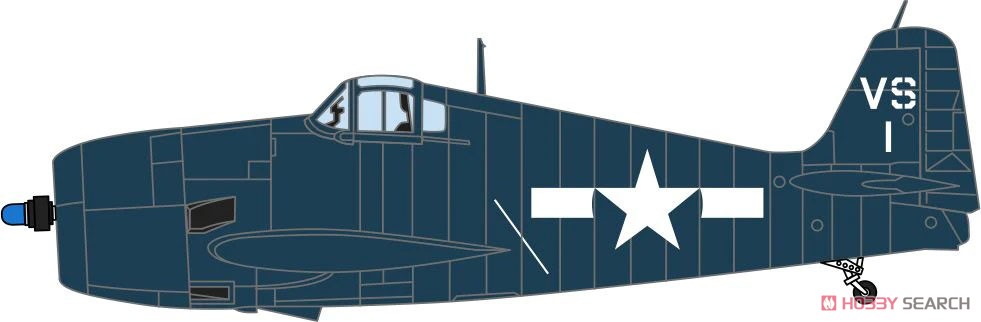 Lt.Cdr.Willard E. Eder. VS-1.US Navy 1945 グラマンヘルキャット F6F-5 (完成品飛行機) その他の画像1