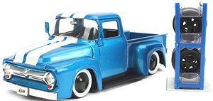 1956 フォード F-100 ブルー (ミニカー)
