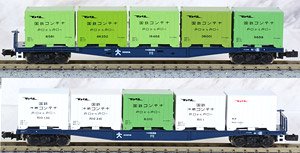 KOKI10000 (Time of Debut) 5-Container Type Two Car Set (2-Car Set) (Model Train)